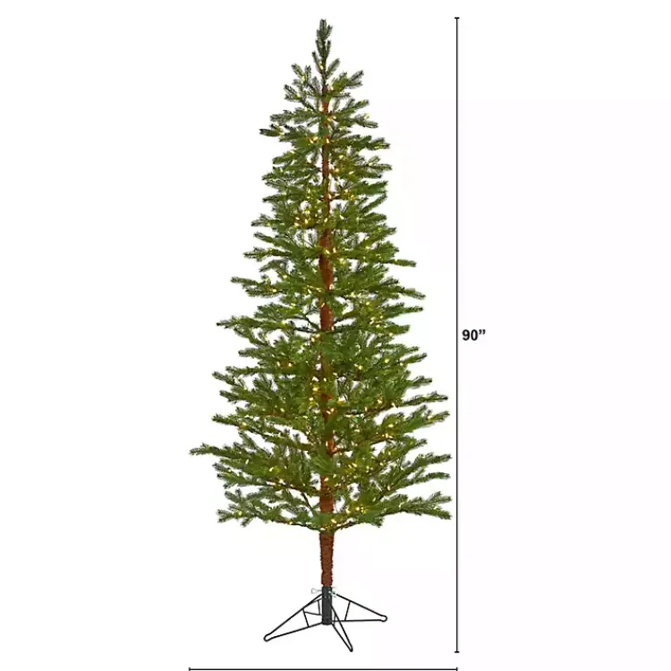 Online 7.5 ft. Clear Lit Fairbanks Fir Christmas Tree Christmas Trees