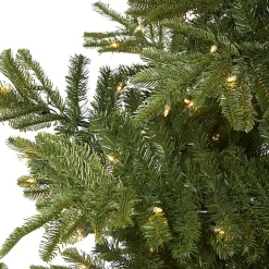 Outlet 9 ft. Clear Lit Washington Spruce Christmas Tree Christmas Trees