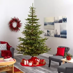 Outlet 9 ft. Clear Lit Washington Spruce Christmas Tree Christmas Trees