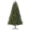Online 7.5 ft. Color-Changing Lit Spruce Christmas Tree Christmas Trees