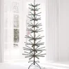 Clearance 6 ft. Feather Bristle Display Christmas Tree Christmas Trees