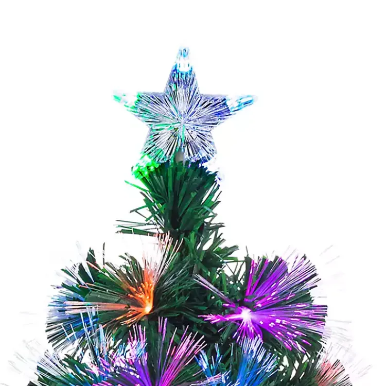 Clearance 4 ft. Fiber Optic Color Changing Christmas Tree Christmas Trees
