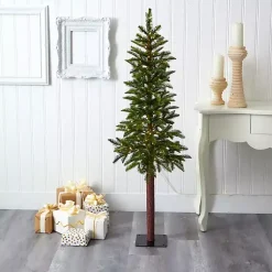 Online 5 ft. Lit Twinkling Alaskan Alpine Christmas Tree Christmas Trees