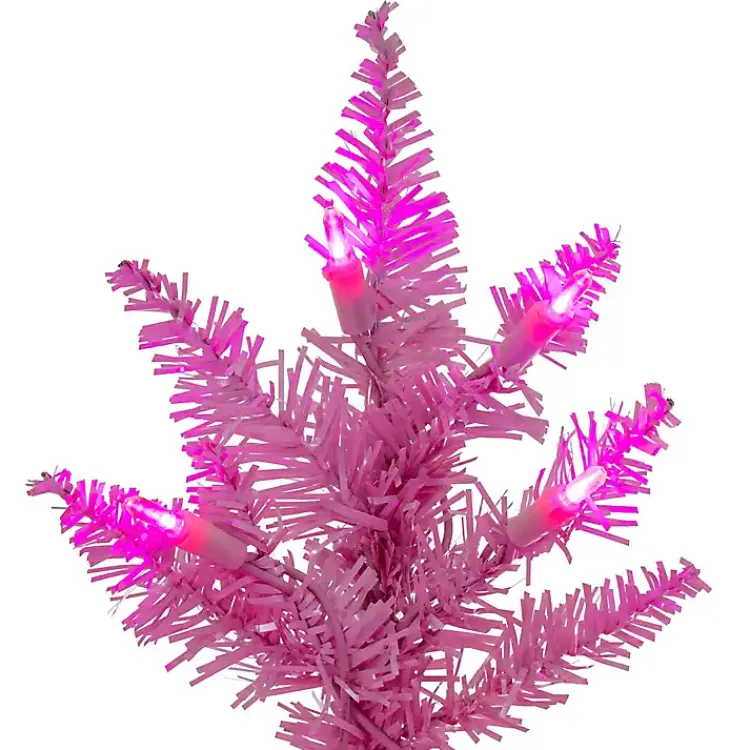 Discount 3 ft. Pre-Lit Christmas Tree Christmas Arrangements & Garland
