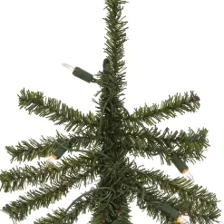New 6 ft. Pre-Lit Clear Natural Alpine Christmas Tree Christmas Trees