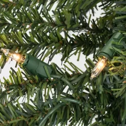 New 6 ft. Pre-Lit Clear Natural Alpine Christmas Tree Christmas Trees