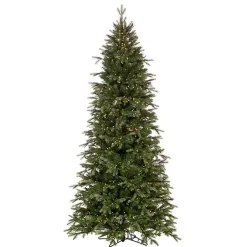 Hot 9 ft. Pre-Lit Douglas Fir Slim Christmas Tree Christmas Trees