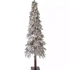 Online 7 ft. Pre-Lit Flocked Elk Alpine Christmas Tree Christmas Trees