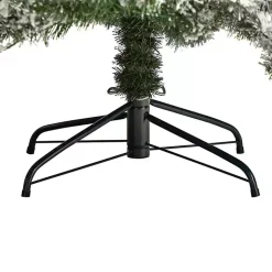 Sale 7 ft. Pre-lit Flocked Fir Christmas Tree Christmas Trees