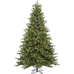 New 5.5 ft. Pre-Lit Multicolor Spruce Christmas Tree Christmas Trees