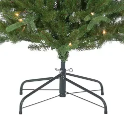 Discount 7.5 ft. Pre-Lit Narrow Dover Pine Christmas Tree Christmas Trees
