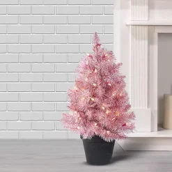 Online 2 ft. Pre-Lit Christmas Tree Arrangement Christmas Arrangements & Garland