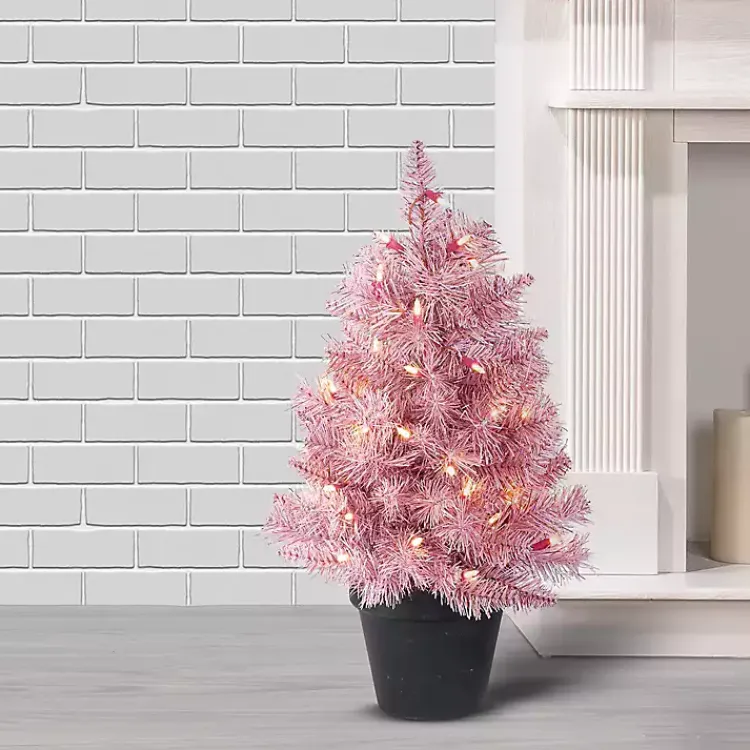 Online 2 ft. Pre-Lit Christmas Tree Arrangement Christmas Arrangements & Garland