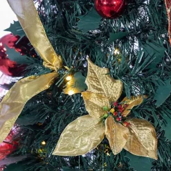 New 6 ft. Pre-Lit Pop-Up Decorated Christmas Tree Christmas Trees