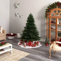 Discount 6 ft. Pre-Lit Spruce Christmas Tree Christmas Trees