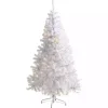 New 6 ft. Pre-Lit White Christmas Tree Christmas Trees