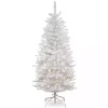 Online 4.5 ft. Pre-Lit White Kingswood Fir Christmas Tree Christmas Trees