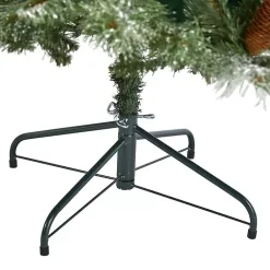 Hot 7 ft. Snowy Pine & Pinecones Christmas Tree Christmas Trees