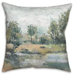 Hot Abstract Landscape Painted Pillow Pillows