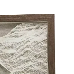 Kirklands Home Wall Plaques|Abstract Rice Paper Framed Wall Plaque