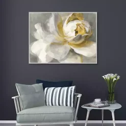 Kirklands Home Canvas Art|Abstract Rose Framed Canvas Art Print