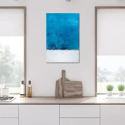 Kirklands Home Canvas Art|Abstract Snow White Canvas Art Print