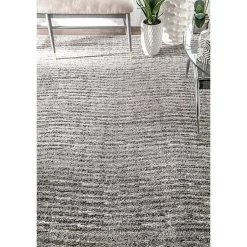 Kirklands Home Area Rugs|Abstract Waves Sherill Area Rug, 7x9