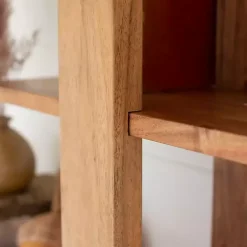 Kirklands Home Shelves|Adjustable 3-Tier Acacia Wood Wall Shelf