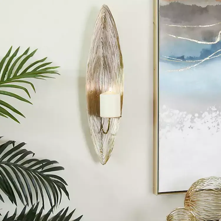 New Adrienne en Steel Spiral Sconce Sconces