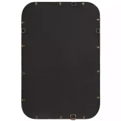 Kirklands Home Decorative Mirrors|Aged Bronze Hammered Metal Wall Mirror