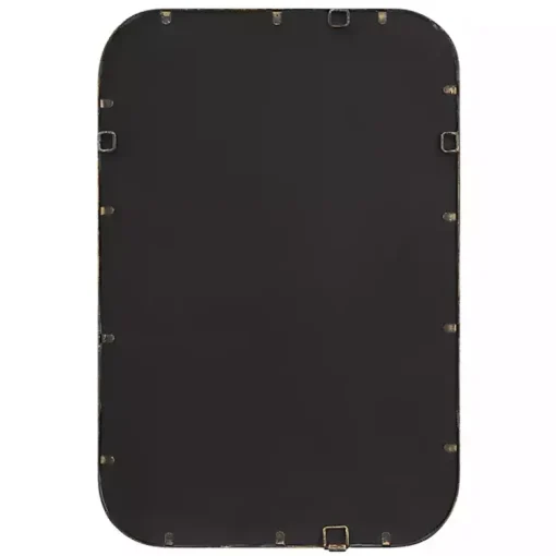 Kirklands Home Decorative Mirrors|Aged Bronze Hammered Metal Wall Mirror
