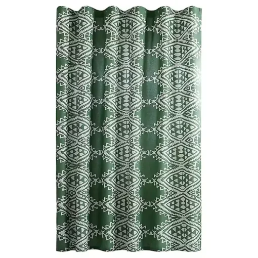 Kirklands Home Shower Curtains|Aisha Shower Curtain Green
