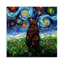 Kirklands Home Canvas Art|Aja Trier Tortoiseshell Starry Night Canvas Print