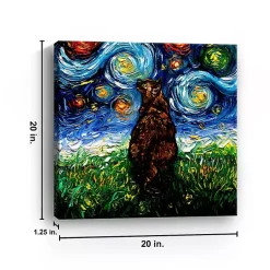 Kirklands Home Canvas Art|Aja Trier Tortoiseshell Starry Night Canvas Print