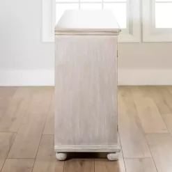 Kirklands Home Cabinets & Sideboards|Alana washed 4-Door Cabinet White