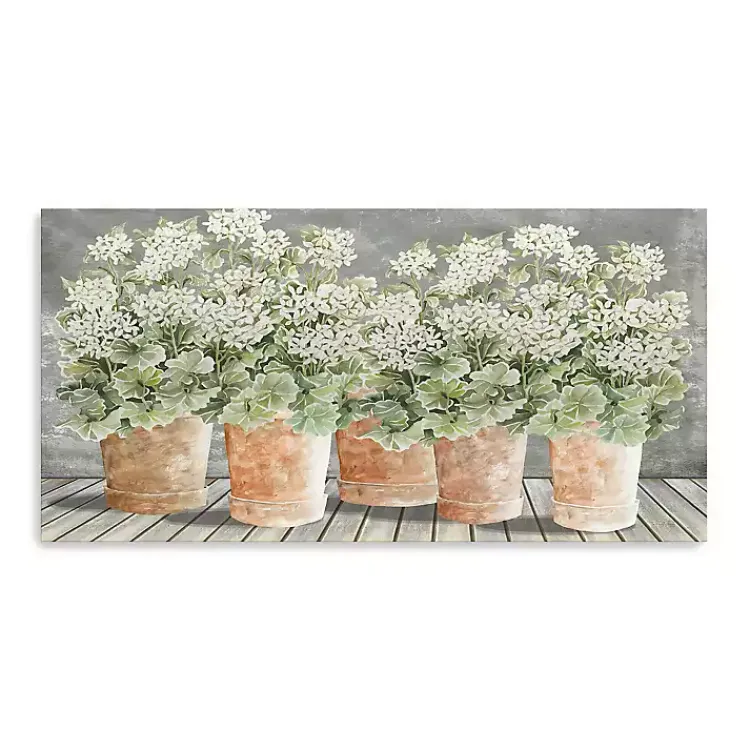 Kirklands Home Canvas Art|All In a Row II Floral Canvas Art Print