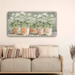 Kirklands Home Canvas Art|All In a Row II Floral Canvas Art Print