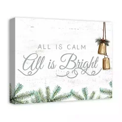 Discount All is Calm Canvas Art Print Christmas Art & Wall Decor