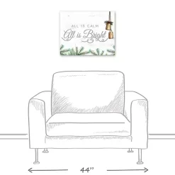 Discount All is Calm Canvas Art Print Christmas Art & Wall Decor