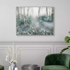 Kirklands Home Canvas Art|Allyson's Trail Framed Canvas Art Print Blue