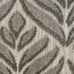 Kirklands Home Outdoor Rugs|Aloha Botanical Indoor/Outdoor Rug, 3x5 Gray
