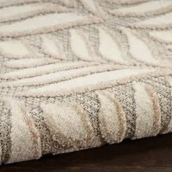 Kirklands Home Outdoor Rugs|Aloha Ivory Botanical Indoor/Outdoor Area Rug, 3x5