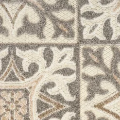 Kirklands Home Outdoor Rugs|Aloha Ivory Geometric Indoor/Outdoor Area Rug, 6x9