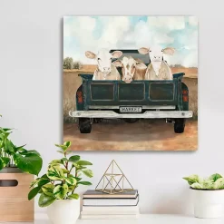 Kirklands Home Canvas Art|Along for the Ride Canvas Art Print, 20x20 in. Multi