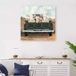 Kirklands Home Canvas Art|Along for the Ride Canvas Art Print, 30x30 in. Multi