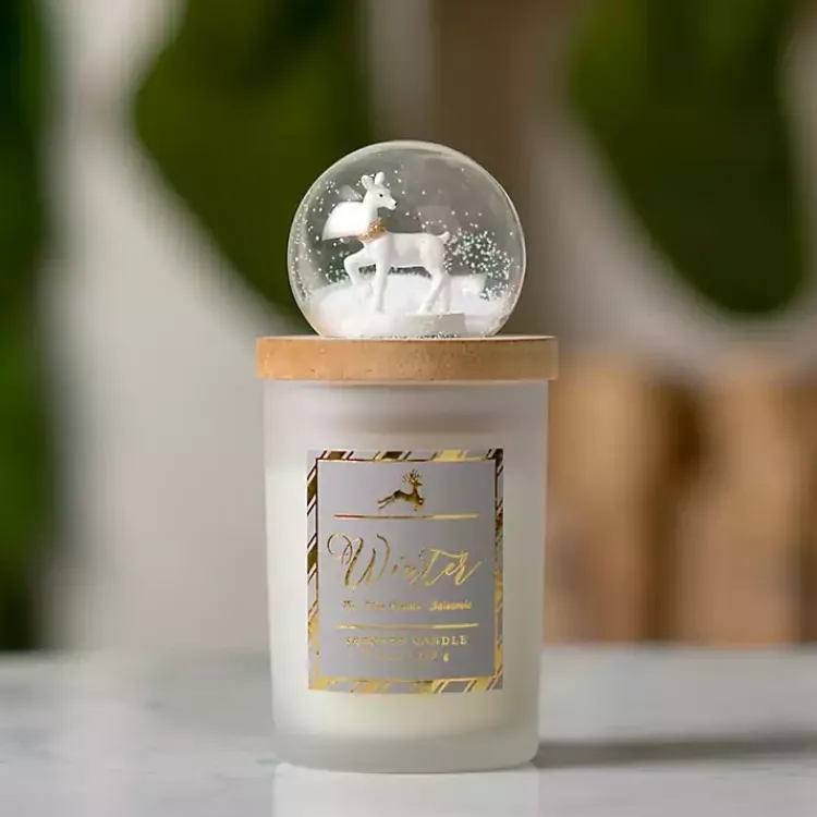 Discount Alpine Escape Snow Globe Jar Candle Candles