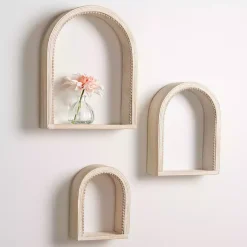 Kirklands Home Shelves|Amalie Beaded Arch Shelves, Set of 3