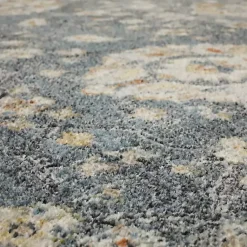 Kirklands Home Area Rugs|Amanda Anthracite Washable Area Rug, 9x6 Blue