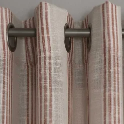 Kirklands Home Curtains & Drapes|Amber Stripe Single Curtain Panel, 84 in.