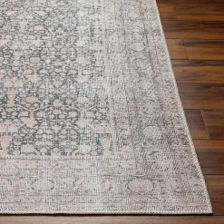 Kirklands Home Area Rugs|Amelie Black Traditional Washable Area Rug, 7x10